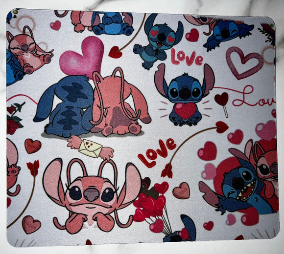 All Over Alien Love Mouse Pad